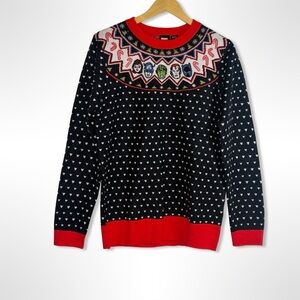 Marvel Avengers Ugly Christmas Sweater Superhero Fair Isle Size Medium